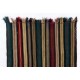 Hand-woven Vintage Anatolian Kilim (Flat-weave) with Vertical Bands, All Wool