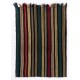 Hand-woven Vintage Anatolian Kilim (Flat-weave) with Vertical Bands, All Wool
