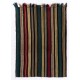 Hand-woven Vintage Anatolian Kilim (Flat-weave) with Vertical Bands, All Wool