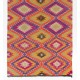 Dazzling Anatolian Kilim, Flat-Weave Rug