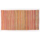 Hand-Woven Vintage Striped Turkish Kilim (Flat-weave), 100% Wool