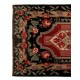 Flower Design Tapestry. Hand-Woven Vintage Eastern European Bessarabian Kilim Rug, 100% Organic Wool and Natural Dyes Flower Design Tapestry. Hand-Woven Vintage Eastern European Bessarabian Kilim Rug, 100% Organic Wool and Natural Dyes