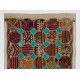 Vintage Handmade Turkish Patchwork Village Kilim Rug (Flat-Weave)