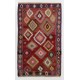 Colorful Vintage Turkish Kilim, Flat-Weave Wool Rug