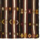 Hand-Woven Vintage Banded Nomadic Kilim, Flat-Weave Turkish Wool Rug