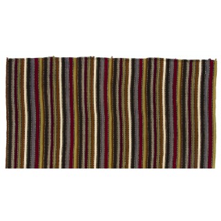 Vintage Striped Flat-Woven Kilim Rug