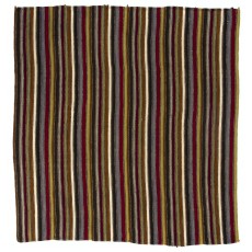 Vintage Striped Flat-Woven Kilim Rug