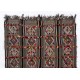 Hand-woven Vintage Central Anatolian Kilim (Flat-weave) with Colorful Pomps