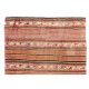 Colorful Hand-woven Vintage Turkish Kilim (Flat-weave), All Wool