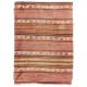 Colorful Hand-woven Vintage Turkish Kilim (Flat-weave), All Wool