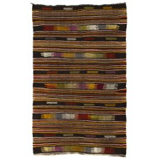 Vintage Hand-Woven Nomadic Anatolian Kilim Rug