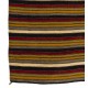 Hand-woven Vintage Turkish Kilim (Flat-weave) with Striped Design, All Wool