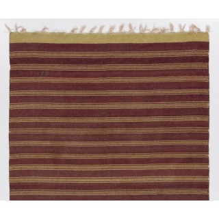 Hand-woven Vintage Central Anatolian Kilim (Flat-weave), 100% Wool Hand-woven Vintage Central Anatolian Kilim (Flat-weave), 100% Wool