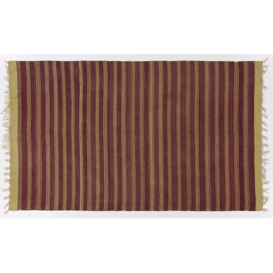 Hand-woven Vintage Central Anatolian Kilim (Flat-weave), 100% Wool Hand-woven Vintage Central Anatolian Kilim (Flat-weave), 100% Wool
