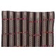 Vintage Banded Turkish Kilim Rug 'Flat-Weave' Made of Natural Wool