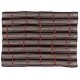 Vintage Banded Turkish Kilim Rug 'Flat-Weave' Made of Natural Wool