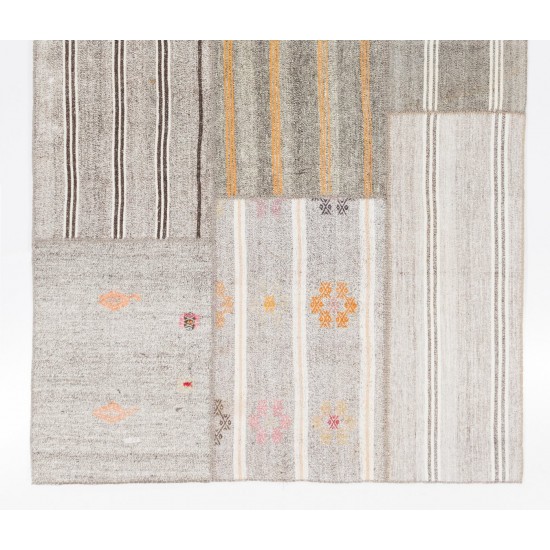 Hand-woven Vintage Central Anatolian Kilim (Flat-weave)