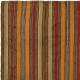 Vintage Handwoven Turkish Kilim, Warm-Toned Striped Flatweave Rug, 100% Wool Vintage Handwoven Turkish Kilim, Warm-Toned Striped Flatweave Rug, 100% Wool