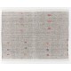 Vintage Goat Hair and Hemp Kilim, Handmade Turkish Kilim Rug in Gray Color