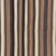 Vintage Handwoven Turkish Kilim, Vertical Banded Flatweave Rug, 100% Wool