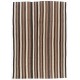 Hand-woven Vintage Anatolian Kilim (Flat-weave) with Vertical Bands, All Wool