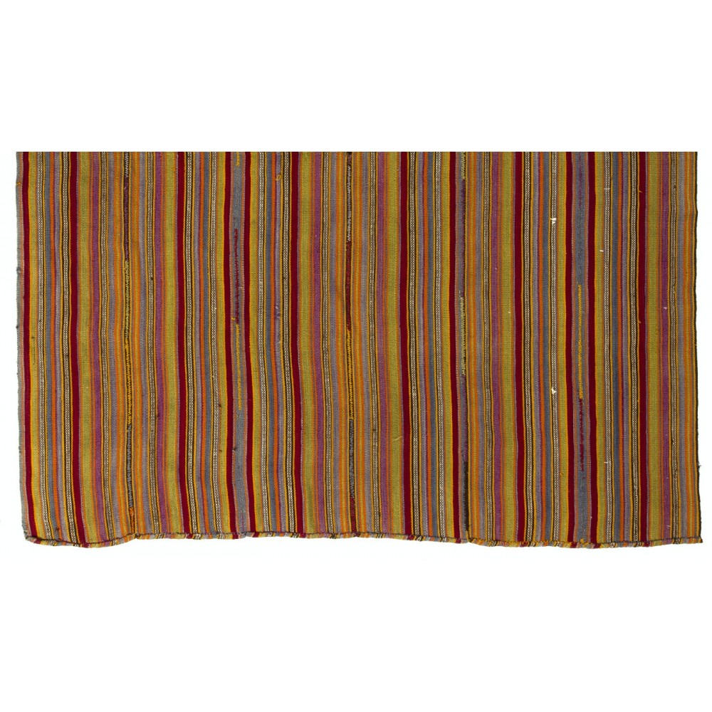 Striped Vintage Kilim, Flat-weave Rug