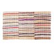 Colorful Cotton Kilim, Flat-Weave Rag Rug