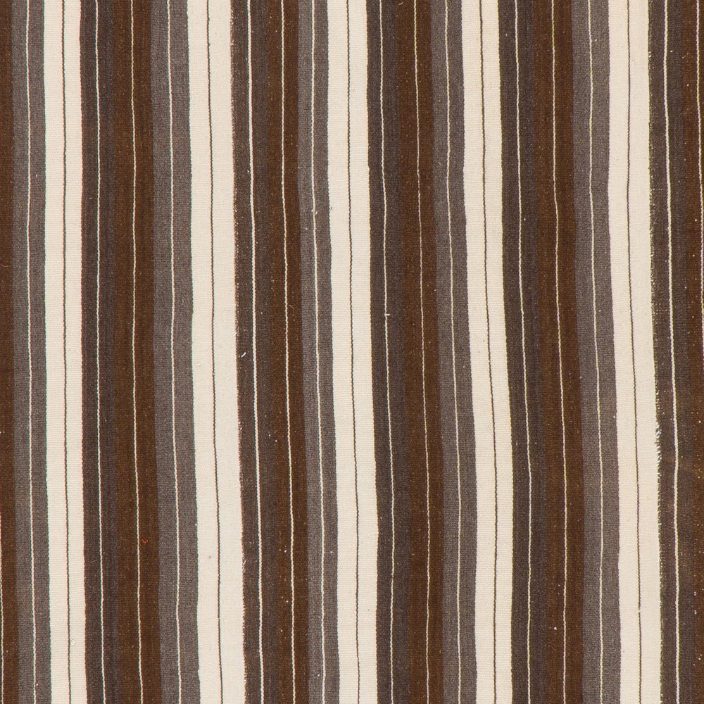 Vintage Handwoven Turkish Kilim, Vertical Banded Flatweave Rug, 100% Wool Vintage Handwoven Turkish Kilim, Vertical Banded Flatweave Rug, 100% Wool
