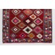 Colorful Vintage Anatolian Kilim, Flat-Weave Rug