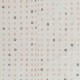 Vintage Handwoven Turkish Cotton Kilim, Ivory Flatweave Rug with Small Geometric Motifs