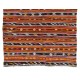 Striped Vintage Kilim, Double Sided Flat-Weave Rug