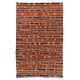 Striped Vintage Kilim, Double Sided Flat-Weave Rug