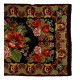 Unique Vintage Eastern European Bessarabian Kilim Rug. Floral Pattern Handmade Tapestry. 100% Wool