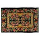 Vintage Bessarabian Kilim, Floral Handwoven Wool Rug from Moldova