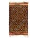 Vintage Anatolian Jijim Kilim Rug. One of a Kind Hand-woven Carpet