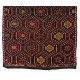 Vintage Anatolian Jajim Kilim Rug. One of a Kind Hand-woven Carpet