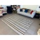 Vintage Hand-Woven Turkish Kilim, Decorative Striped Pattern Rug