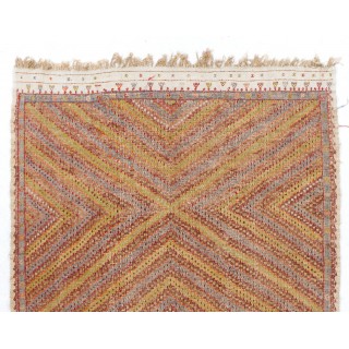 Beautiful Vintage Handwoven Central Anatolian Jijim Kilim Rug, circa 1955 Beautiful Vintage Handwoven Central Anatolian Jijim Kilim Rug, circa 1955