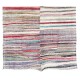 Colorful Striped Vintage Cotton Kilim Rug Colorful Striped Vintage Cotton Kilim Rug