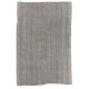 Natural Goat Wool and Hemp Hand-woven Vintage Kilim (Flat-weave) in Light Gray & Greenish Brown