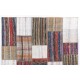 Vintage Hand-Woven Patchwork Kilim Rug, Custom Options Available