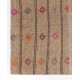 Vintage Handmade Anatolian Kilim "Flat-Weave" with Colorful Motifs Vintage Handmade Anatolian Kilim "Flat-Weave" with Colorful Motifs