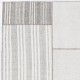 Vintage Handwoven Turkish Patchwork Kilim, Neutral Gray and Ivory Striped Flatweave Rug in Goat Hair and Cotton Vintage Handwoven Turkish Patchwork Kilim, Neutral Gray and Ivory Striped Flatweave Rug in Goat Hair and Cotton