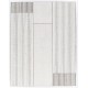 Vintage Handmade Turkish Goat Hair & Cotton Kilim Rug in Gray with White Stripes