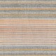 Vintage Handwoven Turkish Kilim, Neutral Gray and Peach Striped Flatweave Rug in Goat Hair, Wool and Cotton