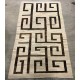 Flatweave Oversize Kilim Rug Made of Natural Hemp Yarns, Greek Key Design Rug Flatweave Oversize Kilim Rug Made of Natural Hemp Yarns, Greek Key Design Rug