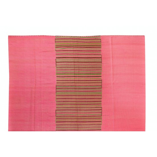 Modern Anatolian Double Sided Kilim Rug, 100% Wool Modern Anatolian Double Sided Kilim Rug, 100% Wool