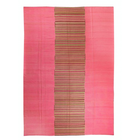Modern Anatolian Double Sided Kilim Rug, 100% Wool Modern Anatolian Double Sided Kilim Rug, 100% Wool