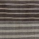 Large Hand-Woven Vintage Striped Kilim, Flat-weave Rug