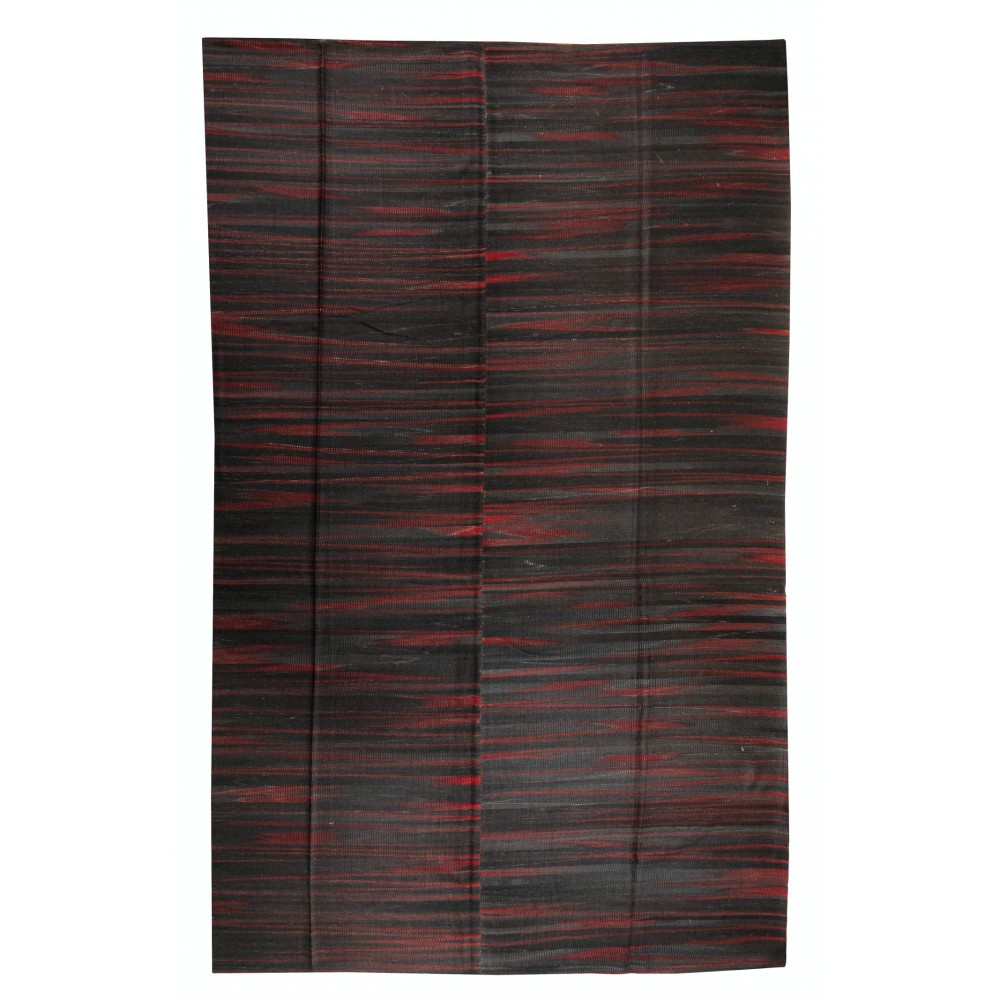 Modern Anatolian Double Sided Kilim Rug, 100% Wool, Custom Options Available
